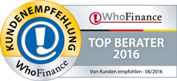 WhoFinance Kundenumfrage - Top500 Finanzberater